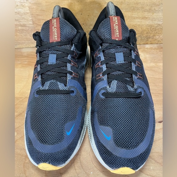 Nike Quest 4 Womens Size 9 (Mens 7.5) Running Shoes Sneakers Thunder Blue - Picture 3 of 12
